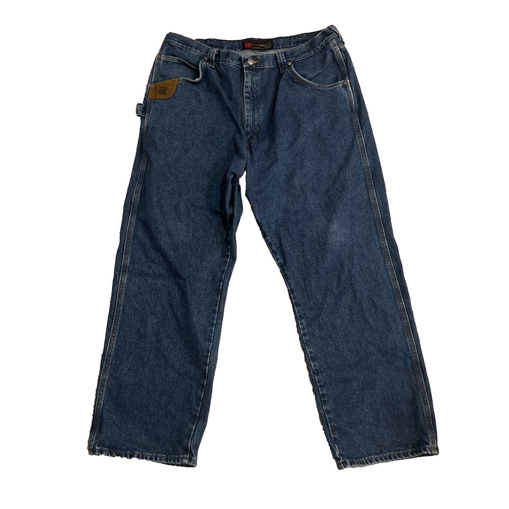 Riggs Workwear By Wrangler Dura Shield Denim Jeans Men's 40x30 Blue Work pants